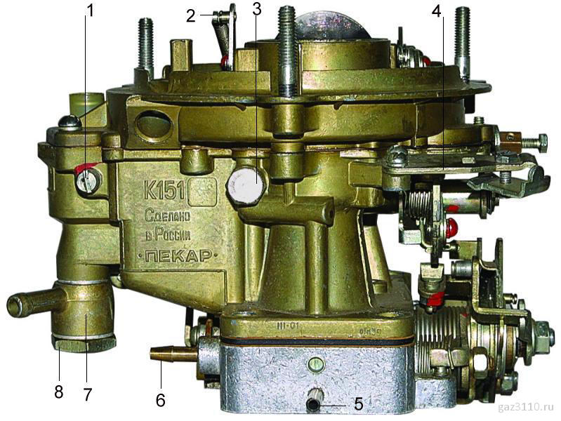 Шланги Карбюратора К151д - pilotprogrammy